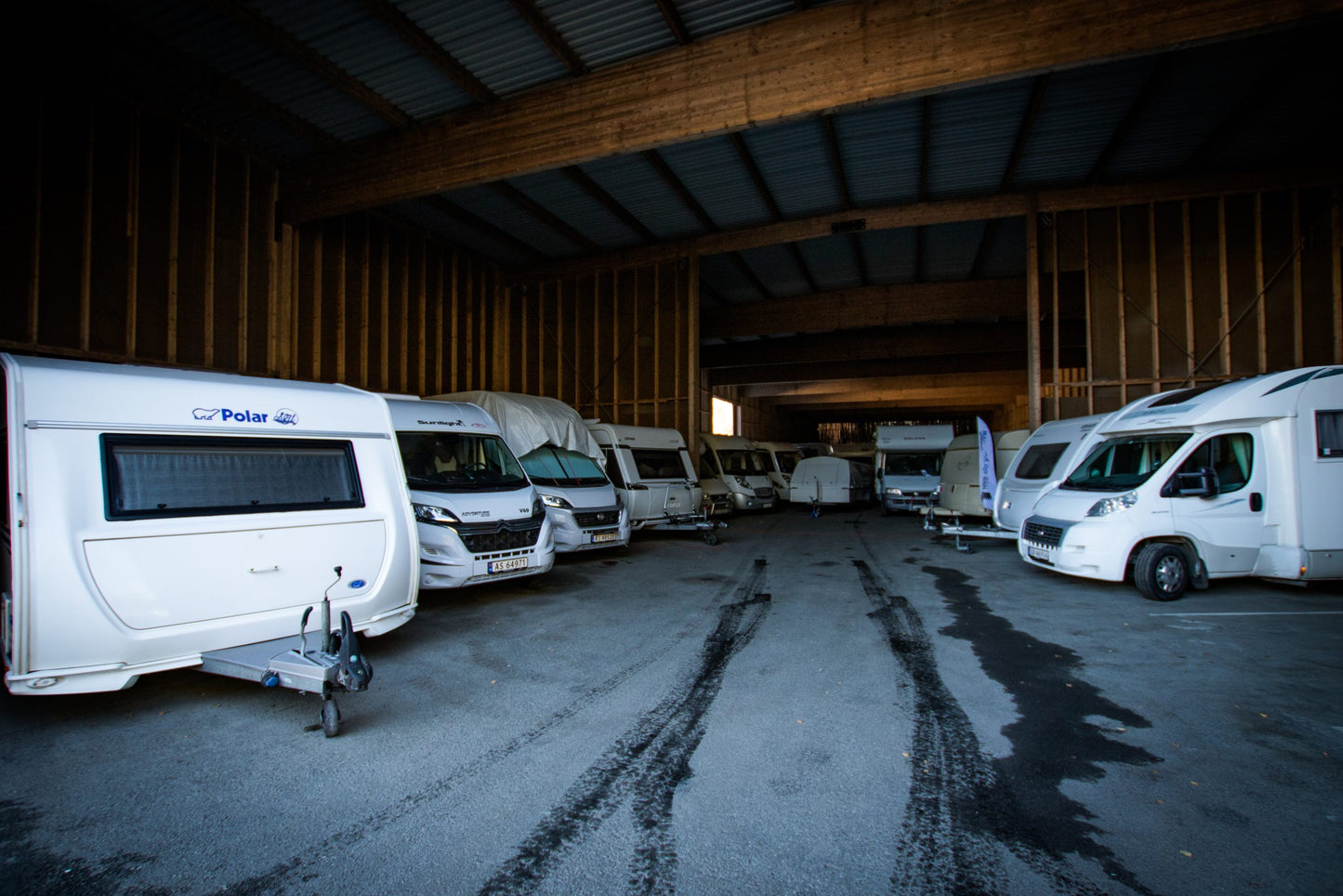Lagring av caravan